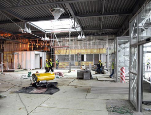 Le Master B 150 sur un chantier de construction