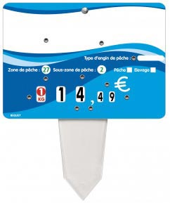 Etiquette neutre sans texte <br>(paquet de 10)