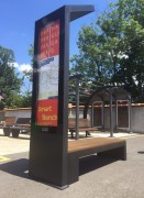 Lampadaire public connecté 