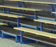 Escalier d'accès rang