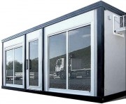 Bureau de vente préfabriqué