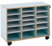 Meuble rangement scolaire