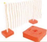 Base de clôture temporaire