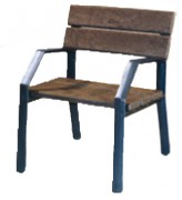 Fauteuil plastique recyclé