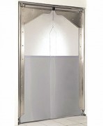 Porte souple à vantaux