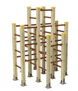 Cage à poules aire de jeux