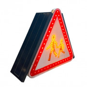 Panneau de signalisation solaire