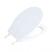 Abattant WC antibactérien en polypropylène - blanc