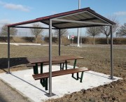 Abri table pique nique