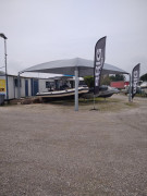Abri temporaire pour bateau sur mesure