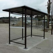 Abri bus métallique sur mesure - Découpe personnalisée