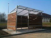 Abri pour conteneurs à poubelles