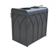 Abri conteneur en acier bac simple ou double