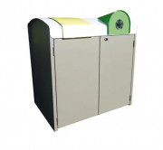 Abri conteneur en acier galvanisé