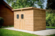 Abri de jardin bois traité