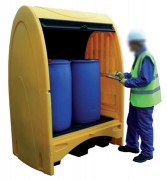 Abri de stockage 2 fûts