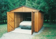 Abri de voiture en bois Hauteur 2.70 m