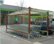 Abri double pour chariot