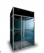 Abri fumeur avec système de ventilation