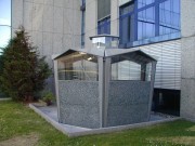 "Abri Fumeurs ""extérieur"" Largeur 3.4 métres"