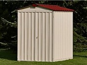 Abri jardin métal peint