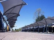 Abri métallo textile