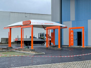 Abri drive en toile modulaire sur mesure