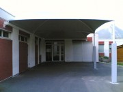 Abri scolaire modulable - Dim. L5.50 à 8.00 mm x H2.07 m