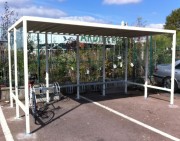 Abri vélo moto extérieur personnalisable