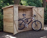 Abri vélos en bois