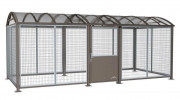 Abri vélos sécurisé XL - Dim. L6225 x P2834 x H2646 mm - 12 places