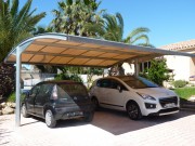 Abri voiture metallique