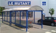 Abris chariot supermarché