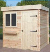 Abri de jardin moderne bois 5.46 m²