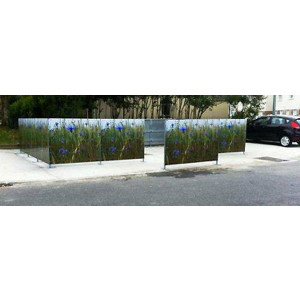 Abris pour conteneur acier