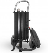 Aérogommeuse hydrogommeuse sableuse professionnelle - Capacité 17 L - Pression de 0,5 à 7,9 bars - Buse de 2 à 6,5 mm