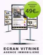 Affichage dynamique agence immobiliere