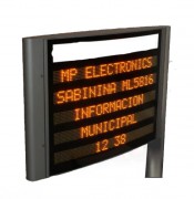 Affichage lumineux pour mairie