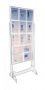 Affichage plexi sur pied