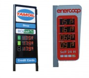 Afficheur prix carburant à leds