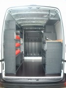 Aménagement et étagères pour fourgonnette Renault Master