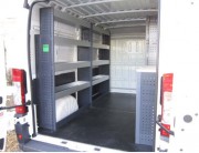 Aménagement interne de Peugeot boxer aluminium ou acier
