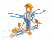 Appareil de fitness plein air élévateur