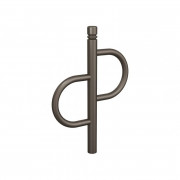 Appui vélos 2 places - peint sur galva - scellement direct