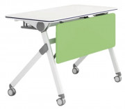 Table scolaire modulable et empilable à roulettes - Largeur 750 mm ou 1400 mm