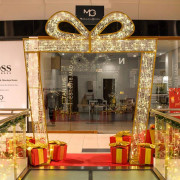 Arche de noël lumineuse - leds blanc chaud - 310 x 280 cm - 24V