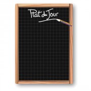 Ardoise menu murale - Dim. 30x40 cm