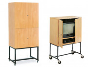 Armoire audiovisuelle double-corps