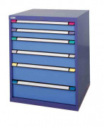 Armoire d’atelier métallique avec tiroirs