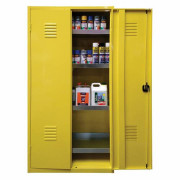 Armoire de stockage en acier pour produits peu inflammables - Capacité 240 L